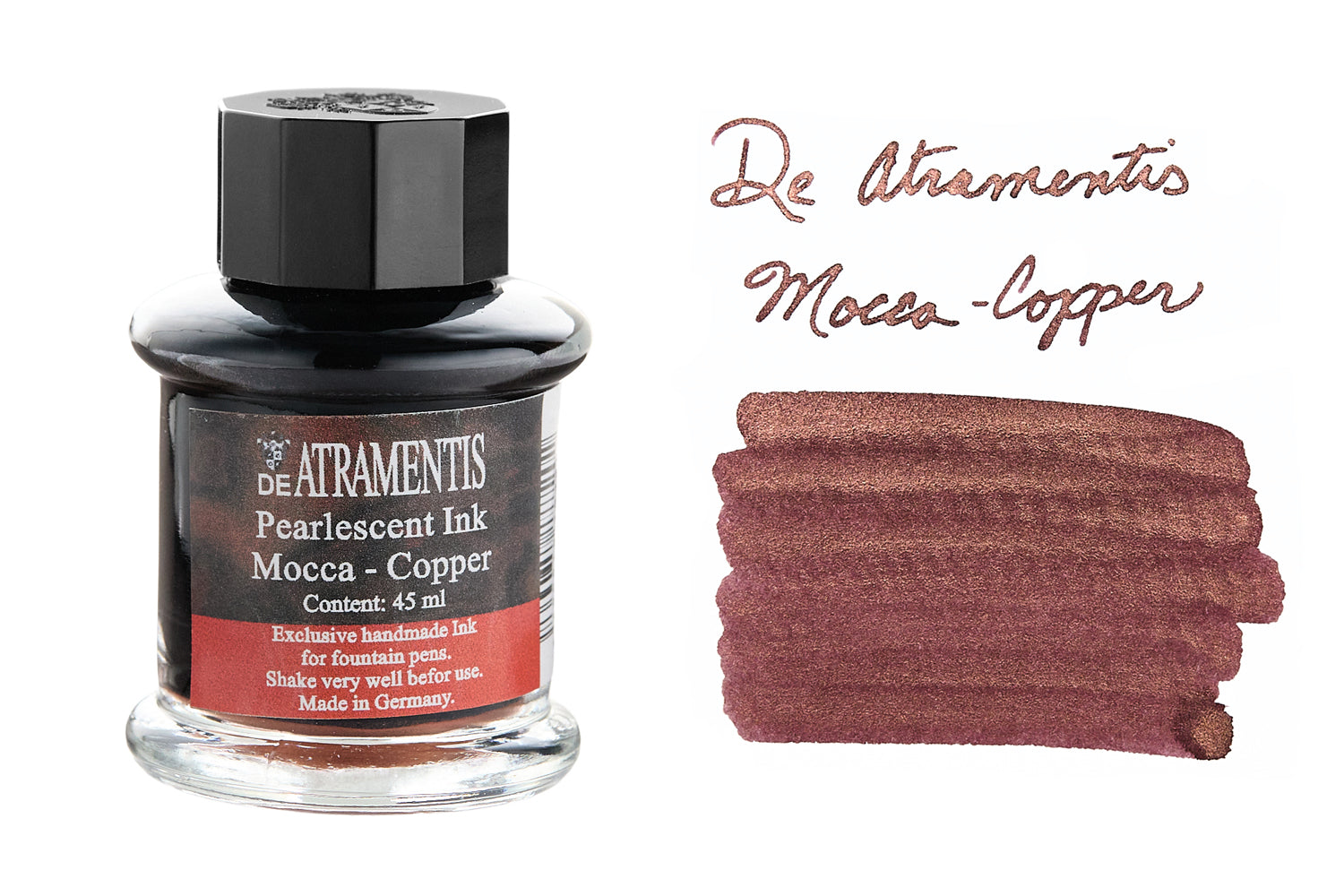 De Atramentis Pearlescent Mocca Copper - 45ml Bottled Ink