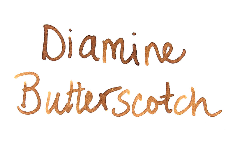 Diamine Forever Butterscotch - Ink Sample