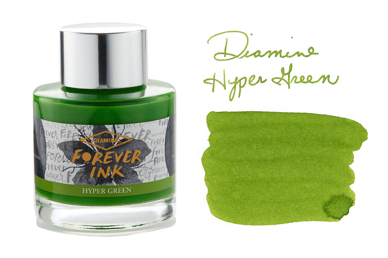 Diamine Forever Hyper Green - 50ml Bottled Ink