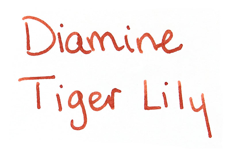 Diamine Forever Tiger Lily - Ink Sample