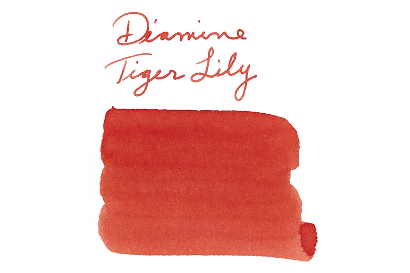 Diamine Forever Tiger Lily - Ink Sample
