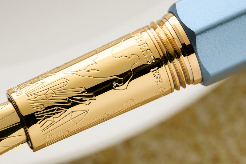Ferris Wheel Press Superman Edition Marquise Fountain Pen & Ink Set - Fortress of Solitude