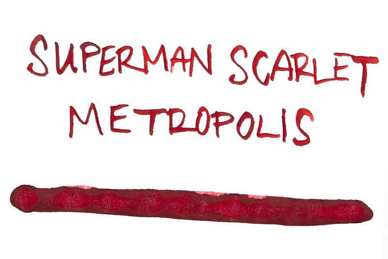 Ferris Wheel Press Superman Edition Marquise Fountain Pen & Ink Set - The Voice of Metropolis