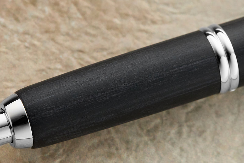 Pilot Vanishing Point Fountain Pen - Birchwood Black