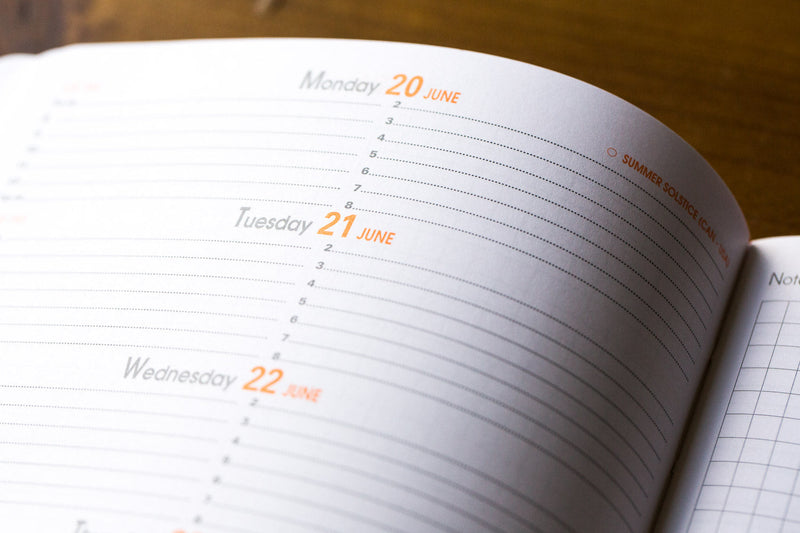 Rhodia 2026 Weekly Planner - Titanium