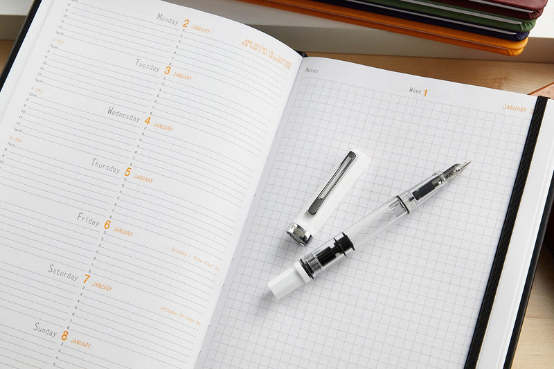 Rhodia 2026 Weekly Planner - Titanium