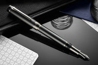 Sailor CYLINT Fountain Pen - Matte Black Stainless Steel