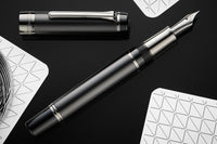 Sailor CYLINT Fountain Pen - Matte Black Stainless Steel