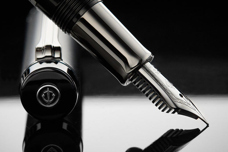 Sailor CYLINT Fountain Pen - Matte Black Stainless Steel