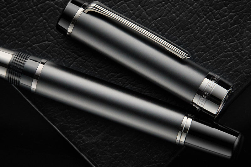 Sailor CYLINT Fountain Pen - Matte Black Stainless Steel