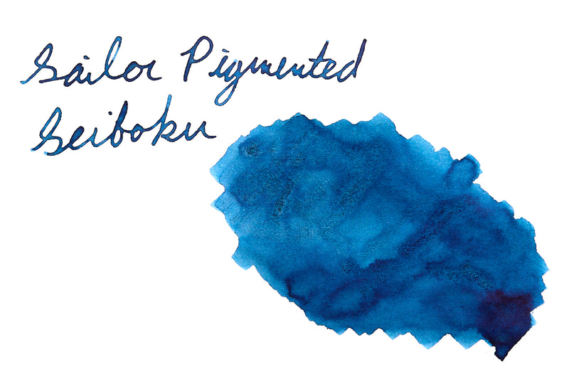 Sailor Seiboku Pigmented Blue Black - Ink Sample