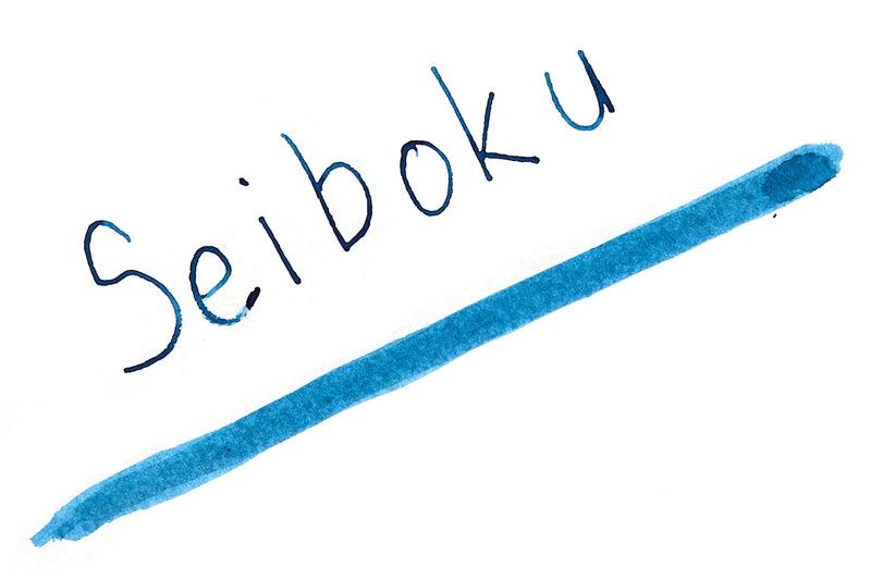 Sailor Seiboku Pigmented Blue Black - Ink Sample