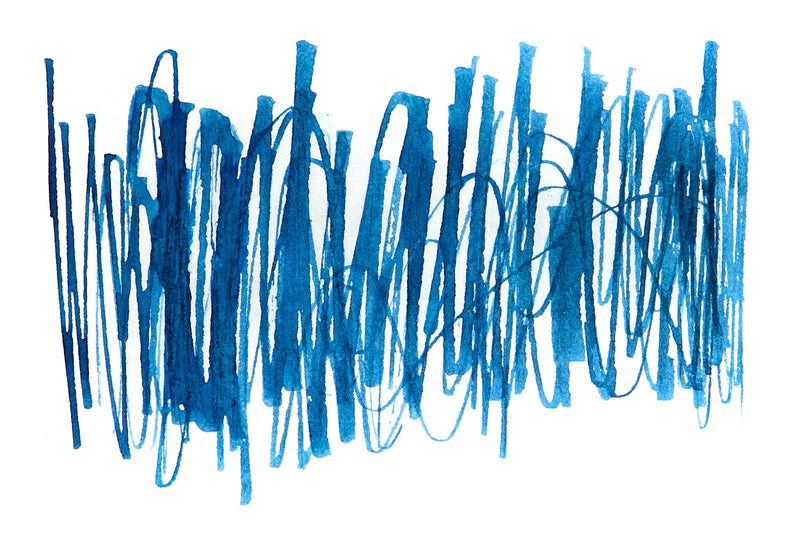 Sailor Seiboku Pigmented Blue Black - Ink Sample