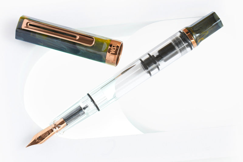 TWSBI ECO Fountain Pen - Serpentine w/ Bronze Trim