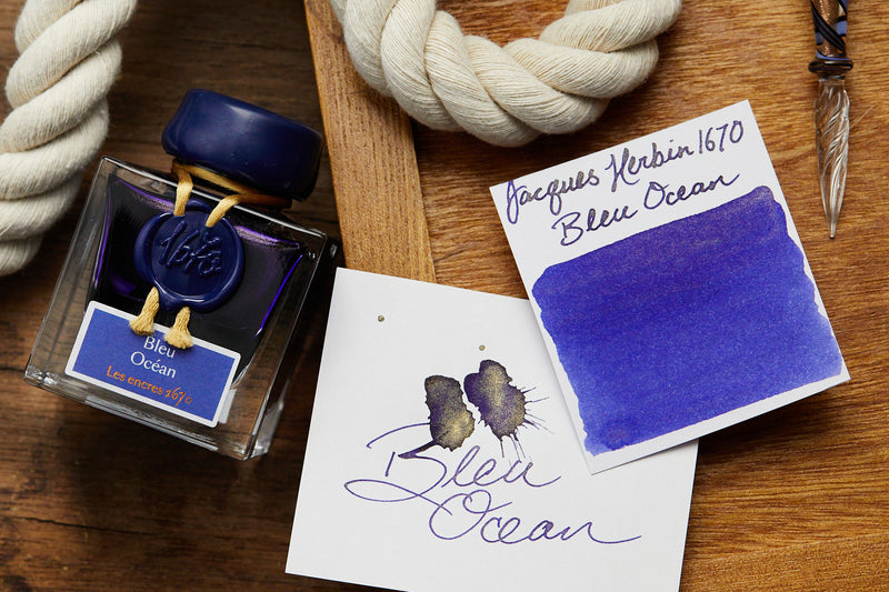 Jacques Herbin 1670 Bleu Ocean: Ink Review