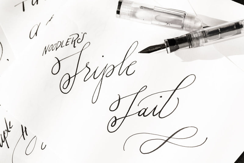 Testing the Noodler's Triple Tail Flex Pen