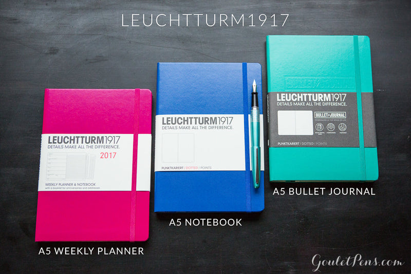 Leuchtturm1917 A5 Notebook Comparison