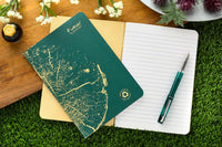 Clairefontaine Forever Recycled Staplebound A5 Notebook - Pine Green