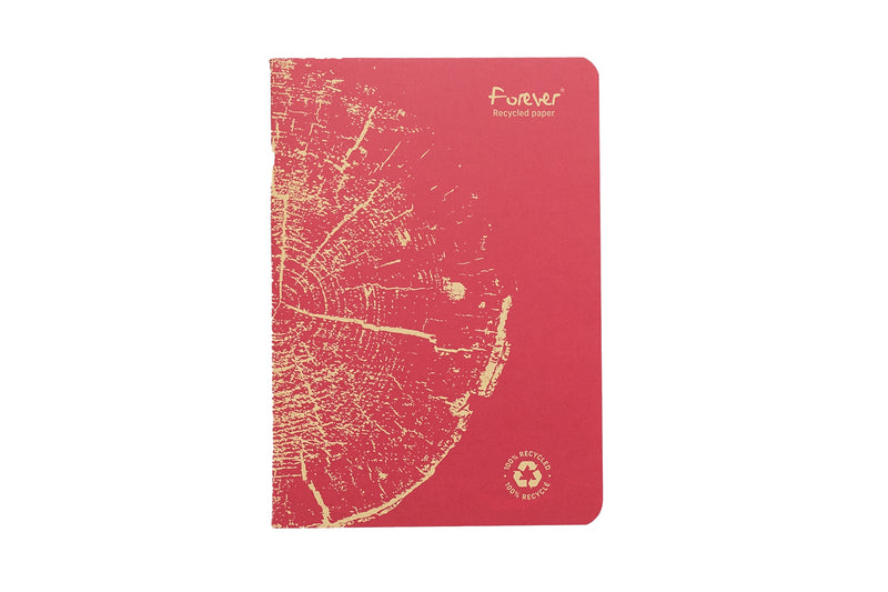 Clairefontaine Forever Recycled Staplebound A5 Notebook - Brick Red