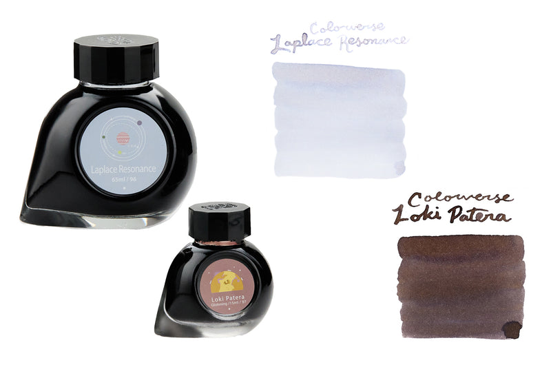 Colorverse Laplace Resonance & Loki Patera Glistening - 65ml +15ml Bottled Ink