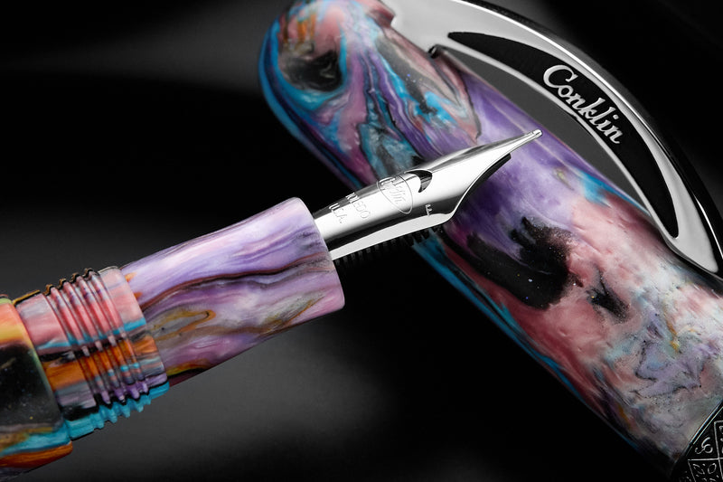 Conklin 1898 Fountain Pen - Primary Manipulation 4.5 Chrome (Limited Edition)