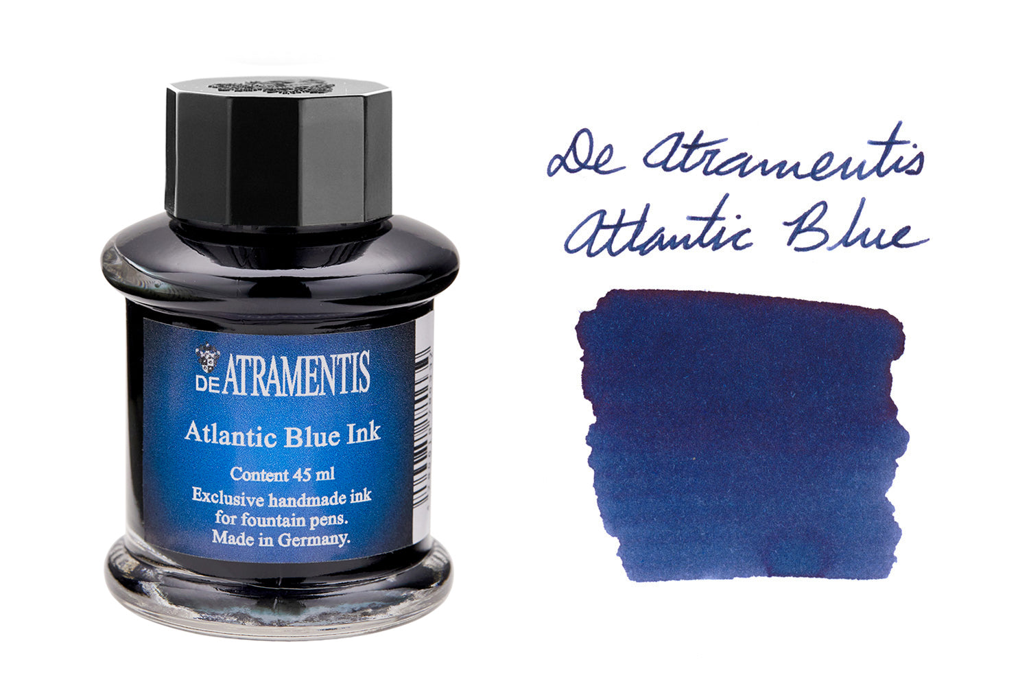 De Atramentis Atlantic Blue - 45ml Bottled Ink