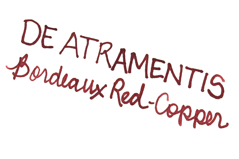 De Atramentis Pearlescent Bordeaux Red-Copper - 45ml Bottled Ink