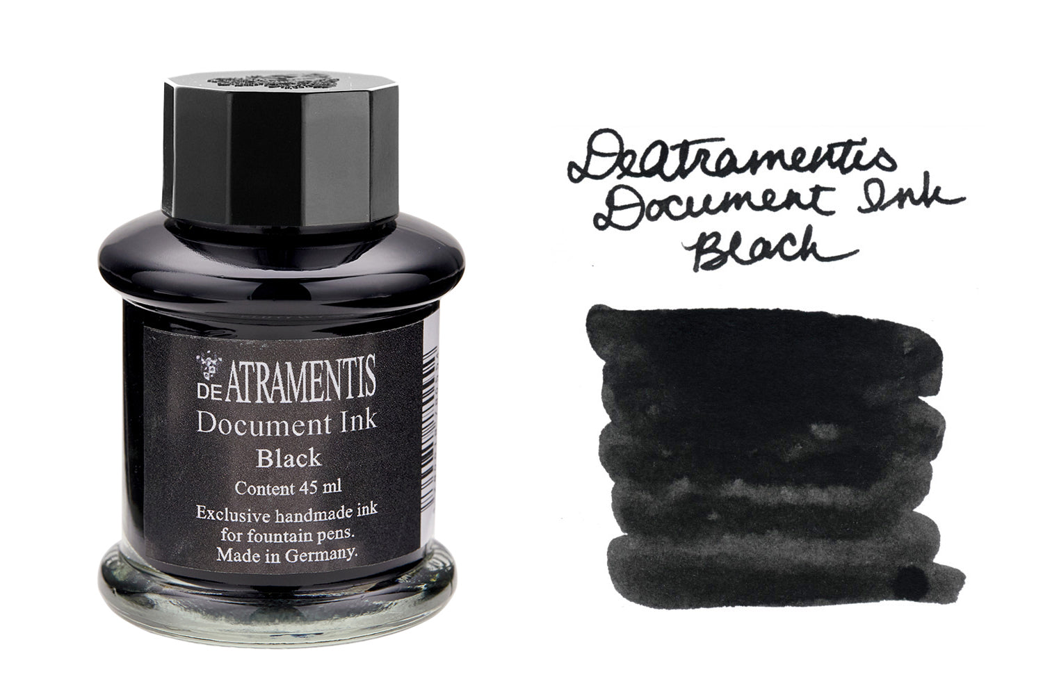 De Atramentis Document Ink Black - 45ml Bottled Ink
