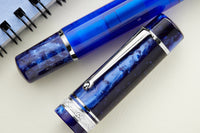 Delta DV Original Mid-Size Fountain Pen - Blue Demonstrator (Special Edition)