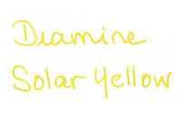 Diamine Forever Solar Yellow - Ink Sample
