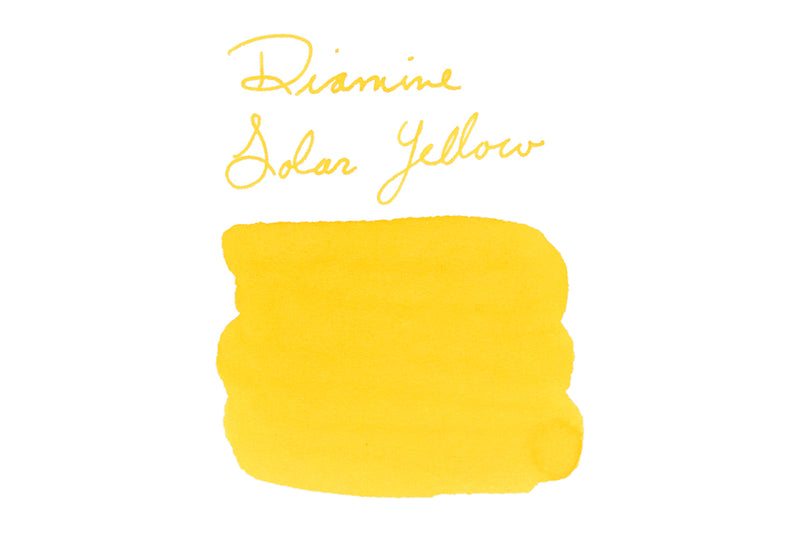 Diamine Forever Solar Yellow - Ink Sample