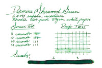 Diamine Sherwood Green - Ink Sample