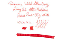 Diamine Wild Strawberry - Ink Sample