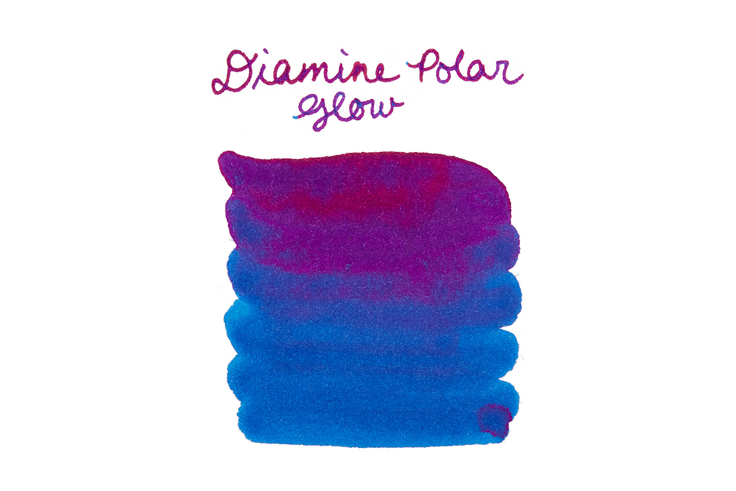 Diamine Polar Glow fountain pen ink