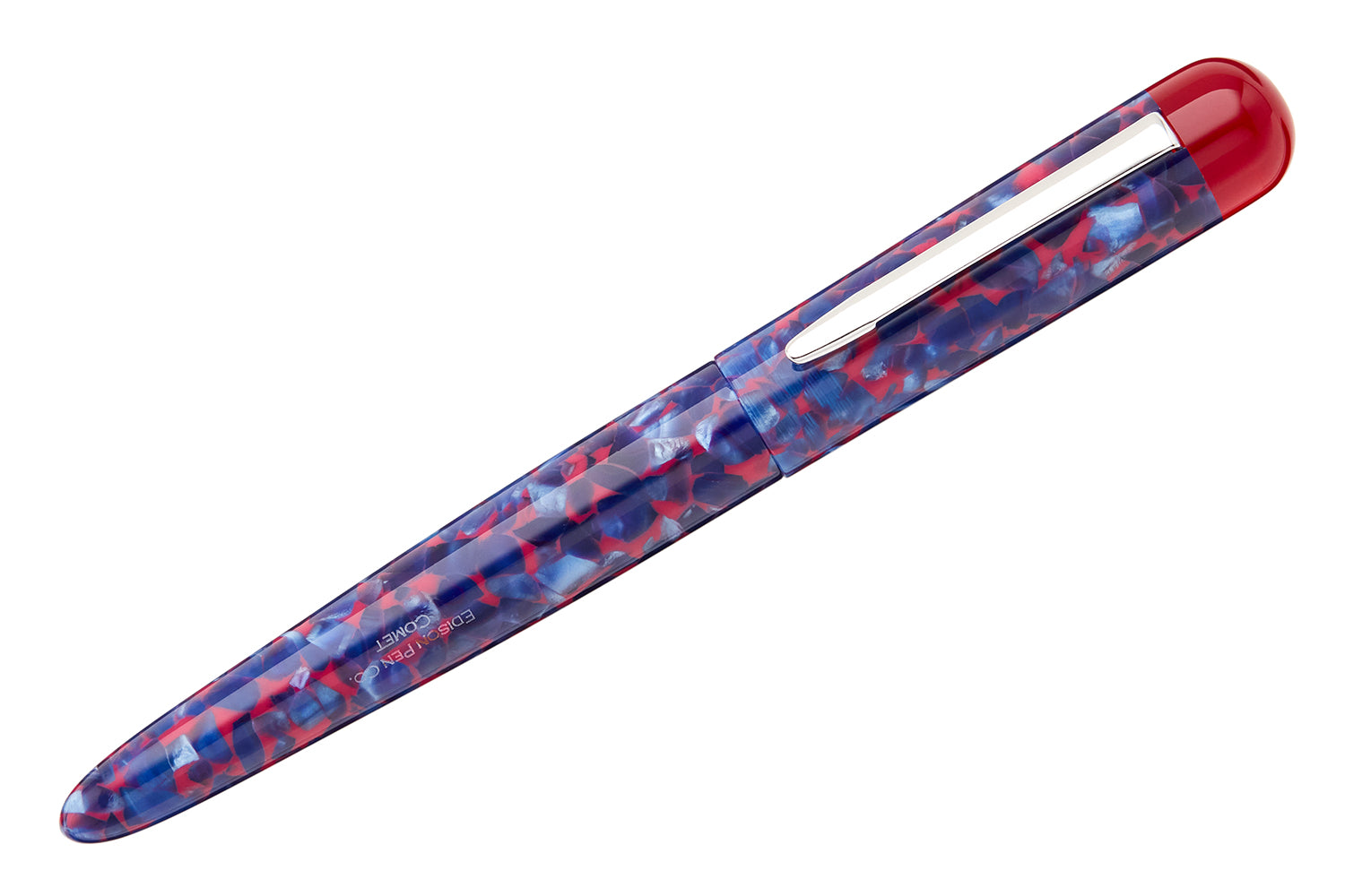 Edison Comet Fountain Pen - Cobalt Magma