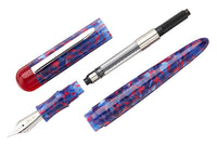 Edison Comet Fountain Pen - Cobalt Magma