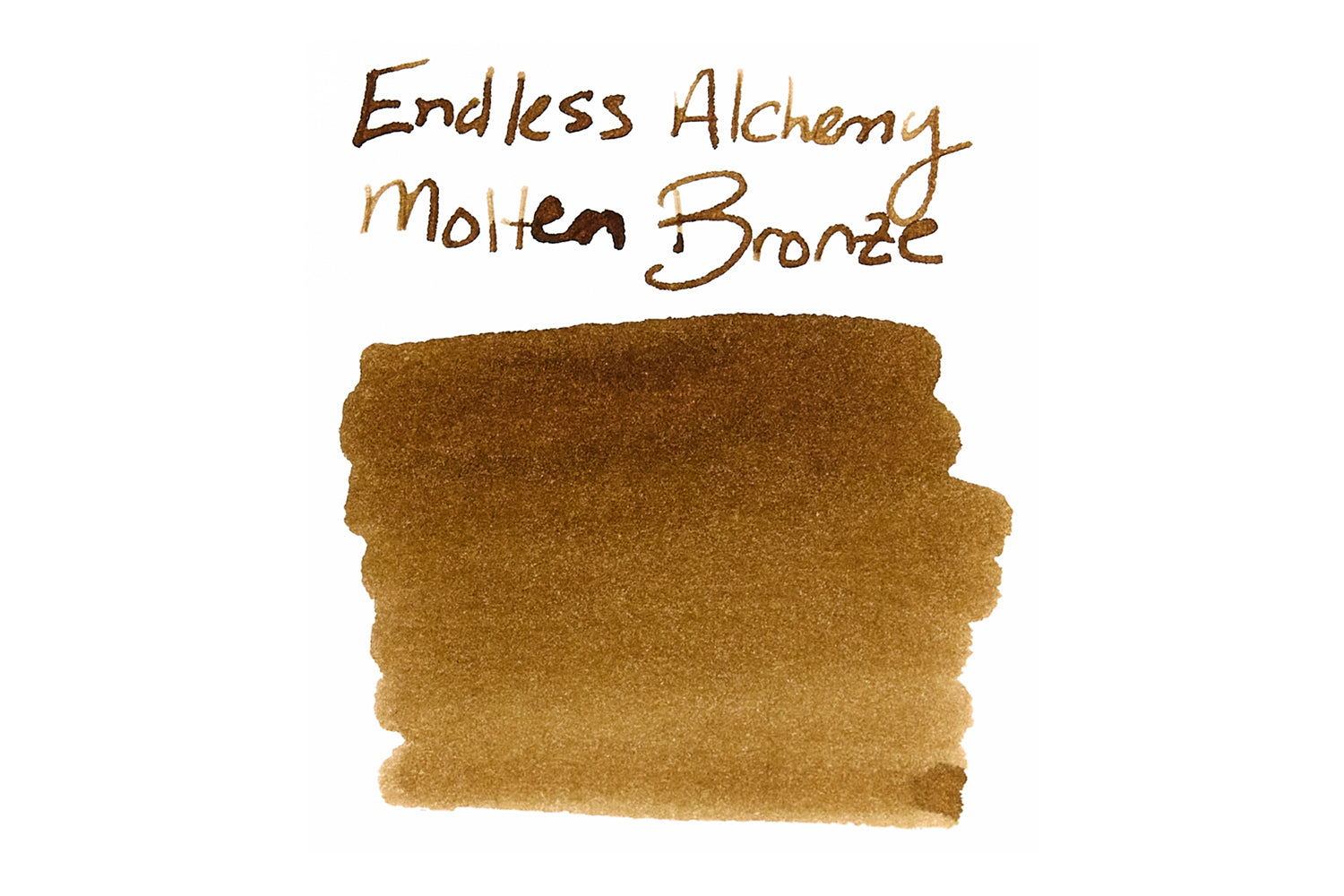 Endless Alchemy Molten Bronze fountain pen ink