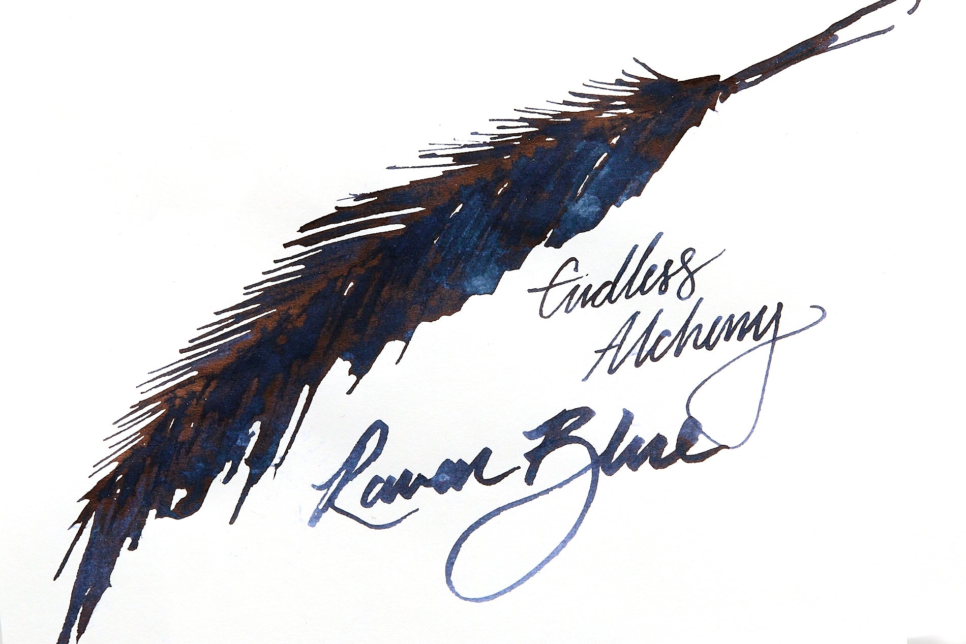 Endless Alchemy Raven Blue fountain pen ink