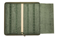 Esterbrook 40 Pen Zipper Canvas Pen Case - Army Green