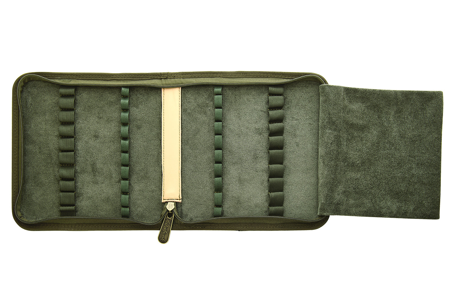 Esterbrook 20 Pen Zipper Pen Case - Army Green