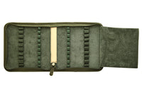 Esterbrook 20 Pen Zipper Canvas Pen Case - Army Green