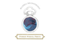 Ferris Wheel Press Bluebell Brushstrokes - 38ml Bottled Ink