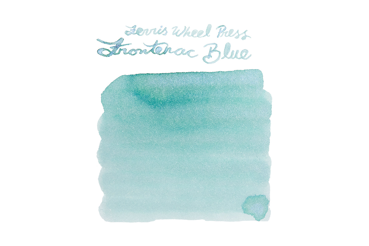 Ferris Wheel Press Frontenac Blue fountain pen ink