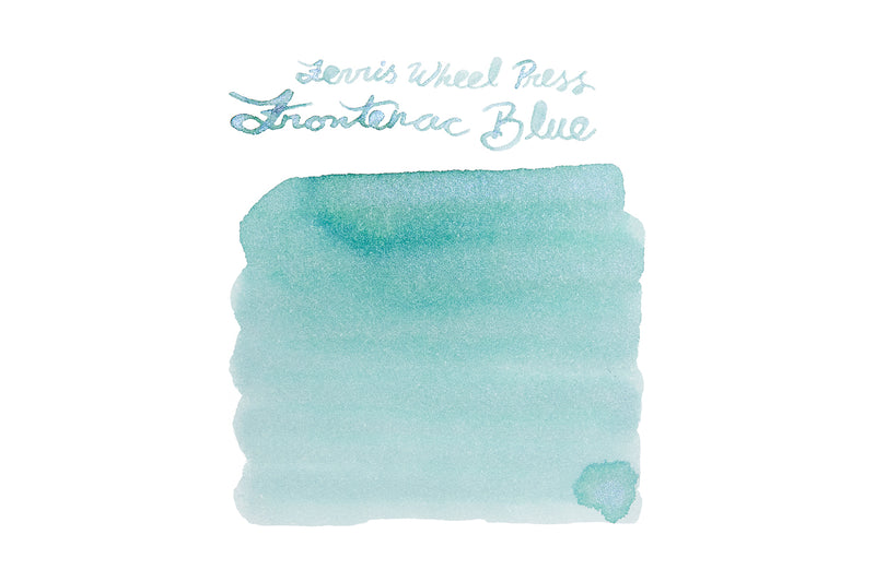 Ferris Wheel Press Frontenac Blue - Ink Sample