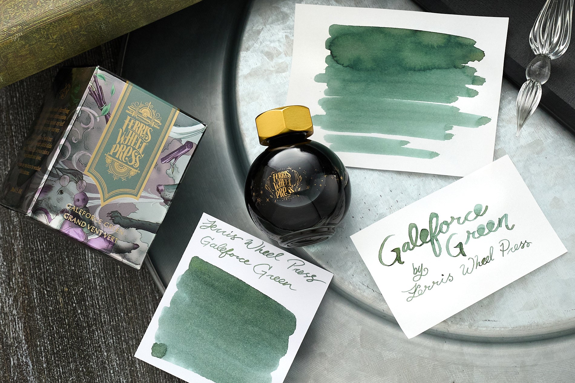 Ferris Wheel Press Galeforce Green - 20ml Bottled Ink