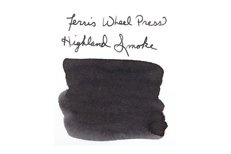 Ferris Wheel Press Highland Smoke - Ink Sample