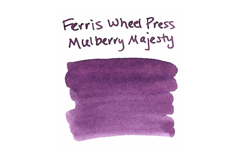 Ferris Wheel Press Mulberry Majesty - Ink Sample