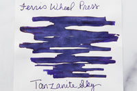 Ferris Wheel Press Tanzanite Sky - Ink Sample