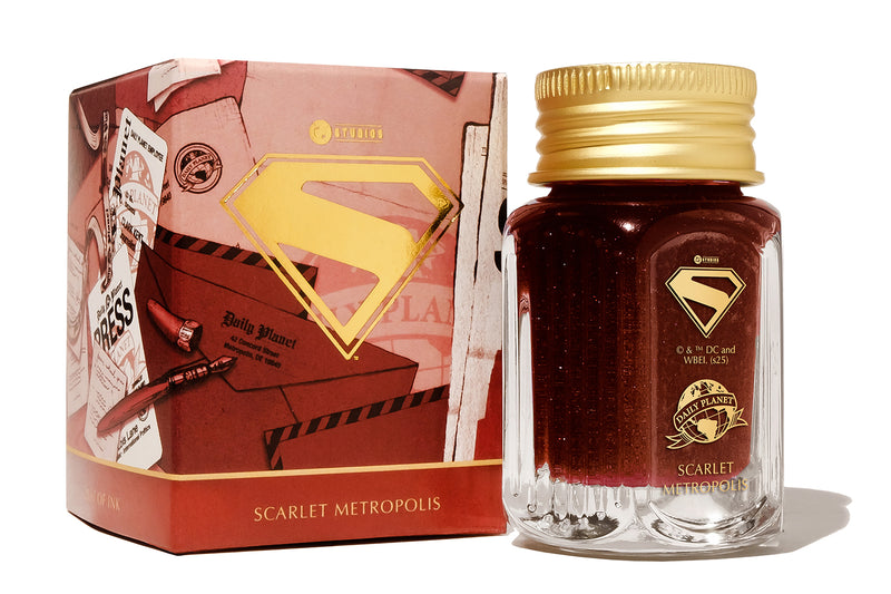 Ferris Wheel Press Superman Scarlet Metropolis - 28ml Bottled Ink