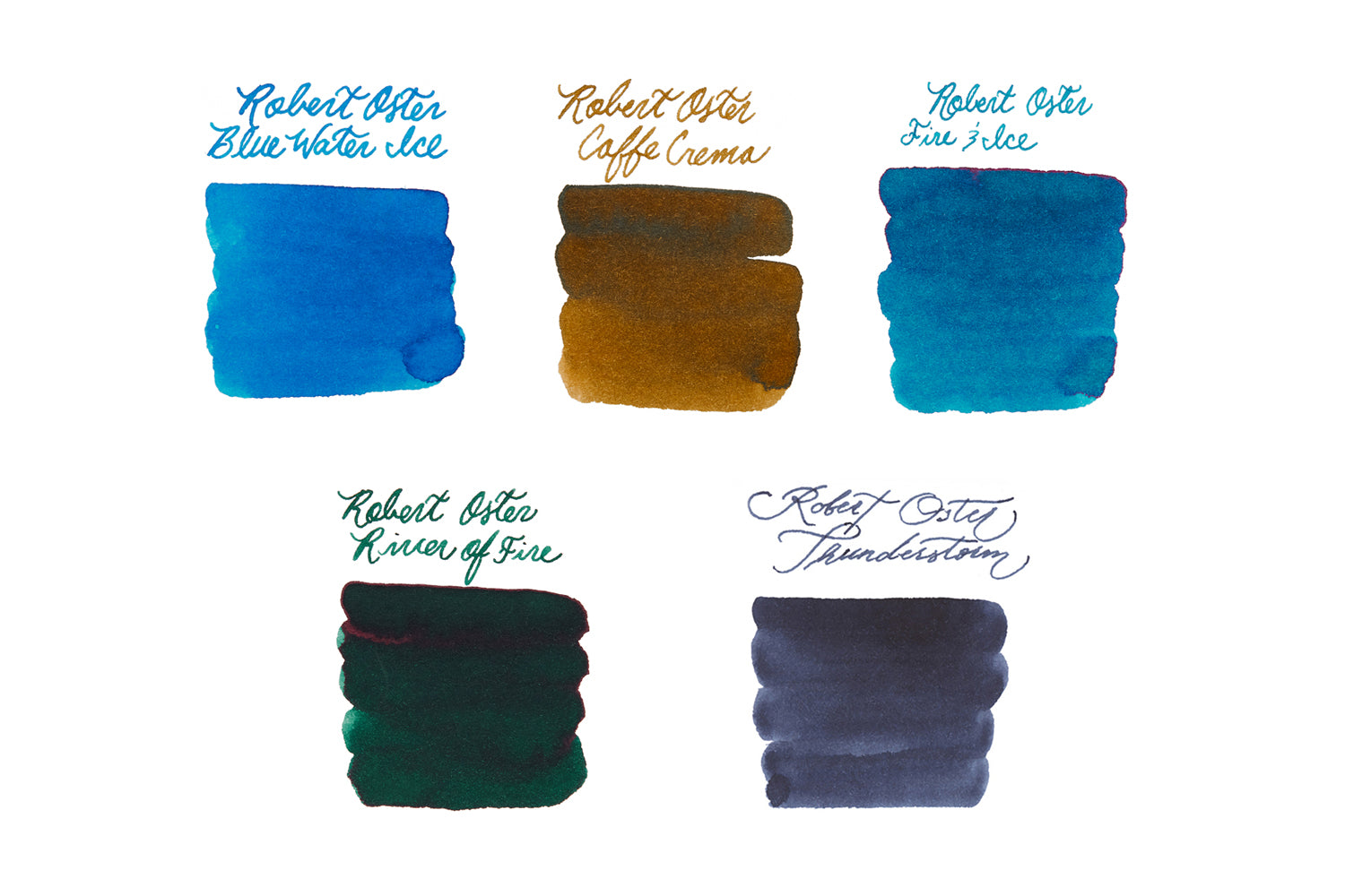 Robert Oster Regular Best Sellers Ink Sample Set